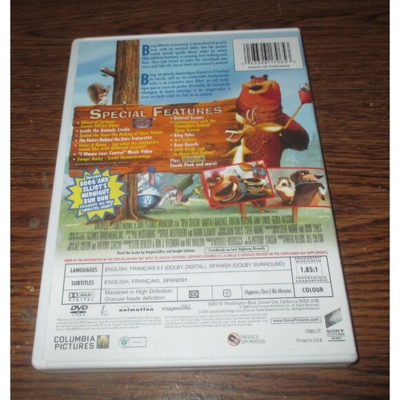 Open Season (DVD, Widescreen Special Edition, 2007) - Picture 3 of 3